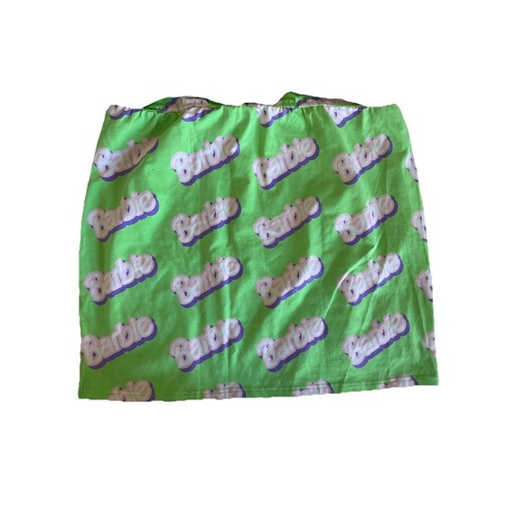 Barbie Logo Skirt Size 2x Pink / Green Cosplay Costume NWT - Picture 3 of 5